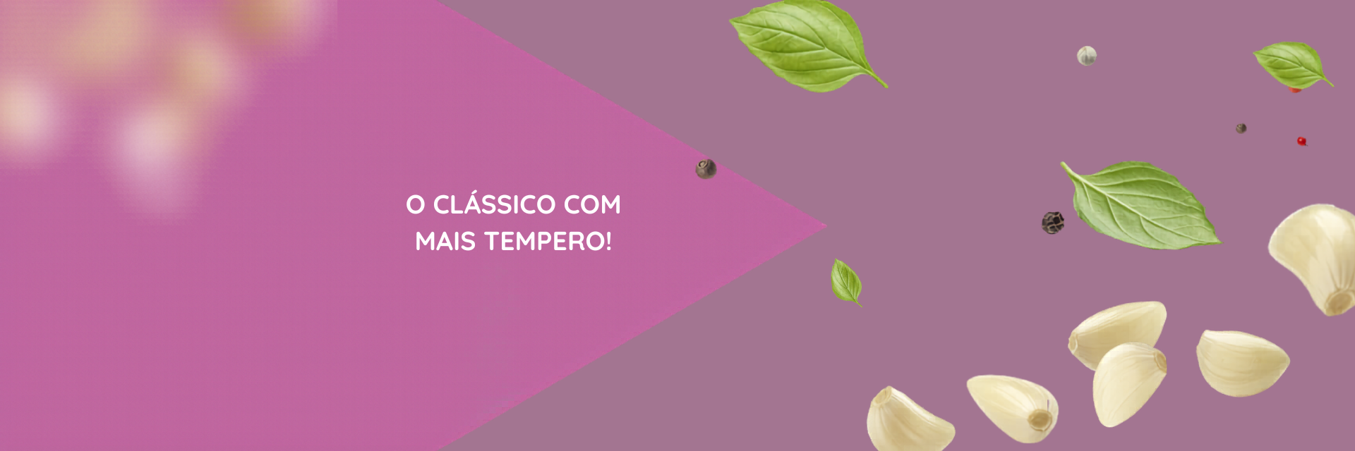Banner do produto sabor alho